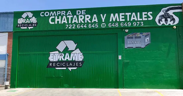 Fachada de Reciclajes Etrame 